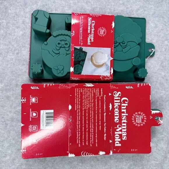 Small Christmas Silicone Molds Candy Chocolate Ice Cube Jello Soap Cake Crafts - Picture 4 of 9